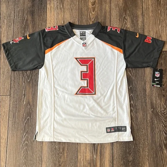 Nike Tampa Bay Buccaneers Jersey Youth Large White On Field NFL Jameis  Winston